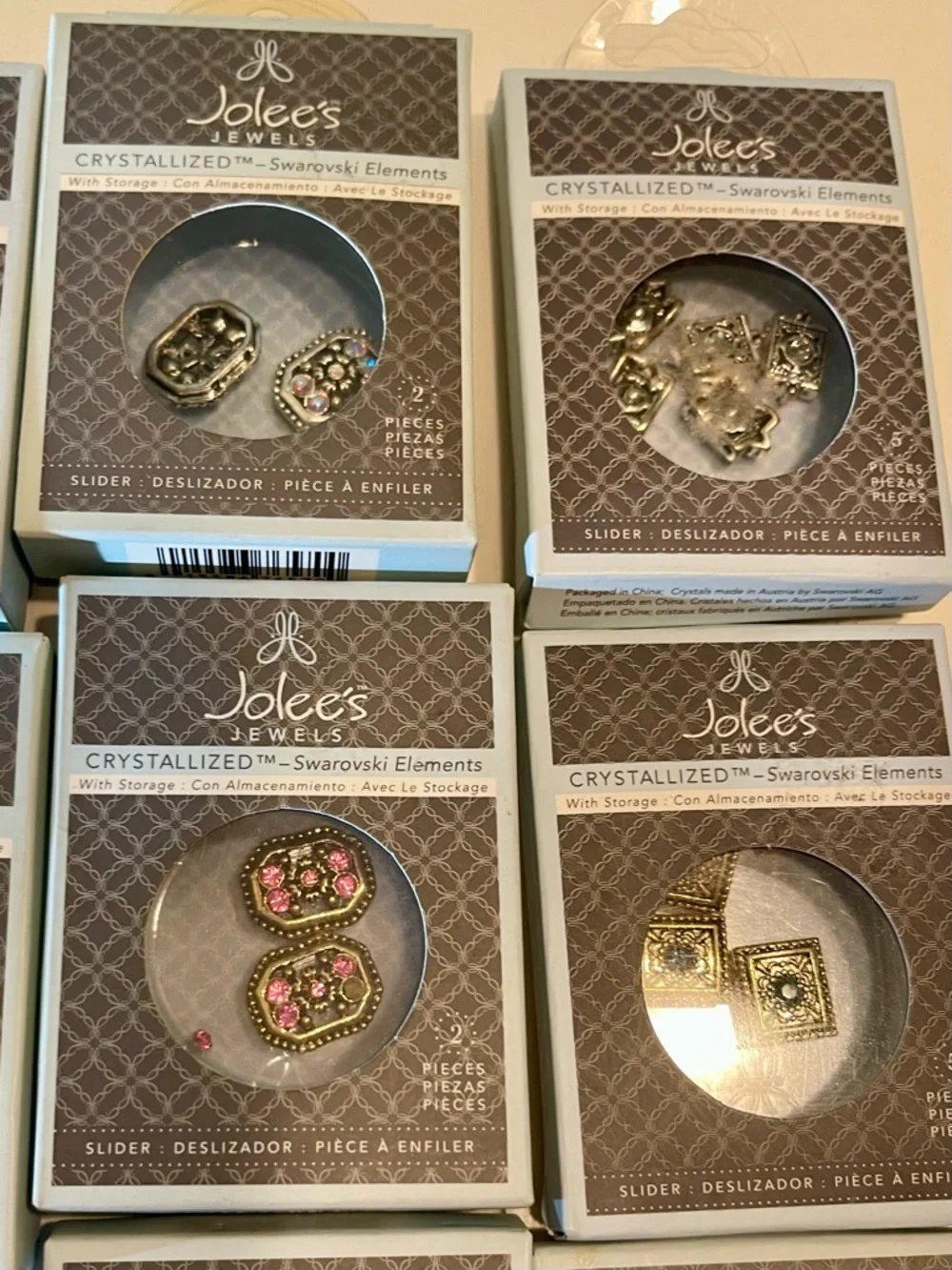 ALL NEW JOLEE’S SWAROVSKI CRYSTALLIZED METAL JEWELRY COMPONENTS - Mixed Colors